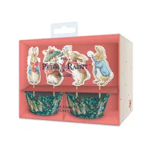 Set Pirottino per cupcake Conigli Festa di Natale, 24 pezzi