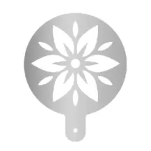 Stencil per farina Fiore
