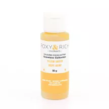 Colored cocoa butter yellow strong glittering