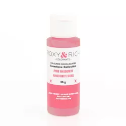 Colored cocoa butter pink strongly glittering