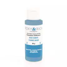 Burro di cacao colorato azzurro cielo con forte Glitter