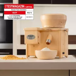 Combination mill made of Swiss stone pine, 9 cm grindstone, 4 kg/h flakes