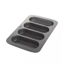 Perforiertes Mini-Baguette-Backblech
