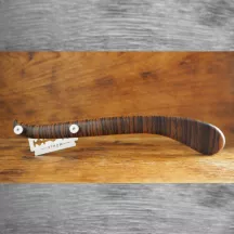 Handmade baker's knife made from zebrano wood