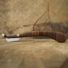 Handmade baker's knife made from zebrano wood