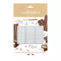 Mini chocolate bar mold, 3 pieces