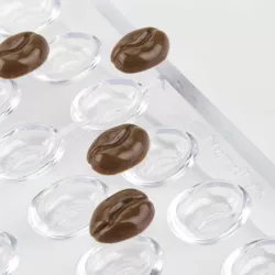 Praline Moule à chocolat Mini grains de café, 80 pièces