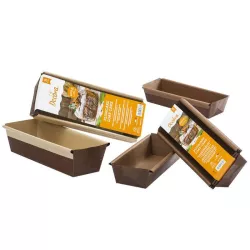 Stampo da cake rettangolare grande, 5 pezzi