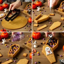 3D coffin cookie cutter