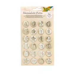 Advent calendar buttons with pin
