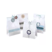 Adventskalender Set weiss