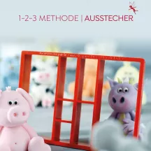 Set di tagliabiscotti per le proporzioni di figure animali