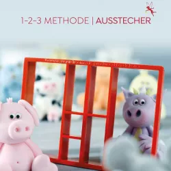 Set di tagliabiscotti per le proporzioni di figure animali