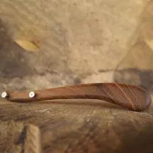 Coltello da panettiere in legno di teak