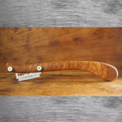 Baker's knife with olive wood handle