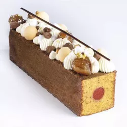 Travel cake tin 25 x 6 x 6 cm