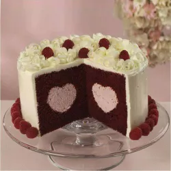 Stampo a cuore Ø 22 cm, 2 pezzi, antiaderente