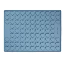 Tappetino da forno in silicone a cuori, bocconcini medi per cani
