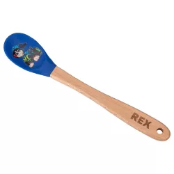 Cuillère de cuisine Paw Patrol Rex 18,5 cm – manche en bois, tête en silicone, pour enfants | Cakelicious