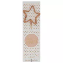 Sparkler star rose gold