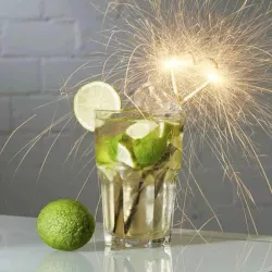 Sparkler heart silver