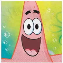 Partyservietten SpongeBob, 33 x 33 cm, 16 Stück