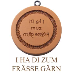 Gebäck-Model mit Botschaft Ø 6.8 mm
