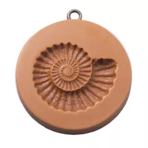 Cookie model ammonite fossil, Ø 65 mm