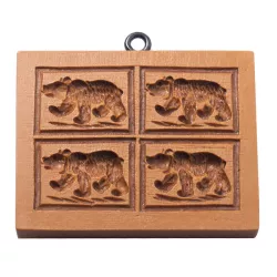 Cookie model bear motif, 85 x 65 mm