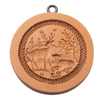 Cookie model stag and hind Ø 68 mm