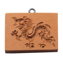 Gebäck-Model chinesischer Drache 68 x 50 mm