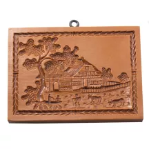 Gebäck-Model Bauernhaus, 118 x 85 mm
