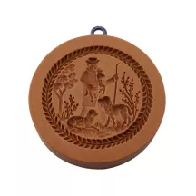 Pastry model Ø 68 mm - Shepherd with three sheep