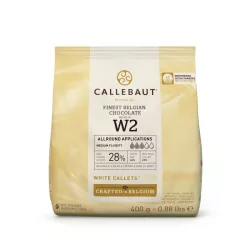 Callebaut chocolat blanc 28% - 400g