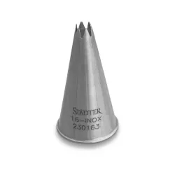 Sterntülle Edelstahl 3 mm für feine Tupfen und Dekor
