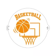Stencil Pallone da basket