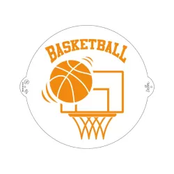 Stencil basketball