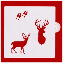 Pochoir cerf