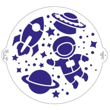 Schablone Weltraum