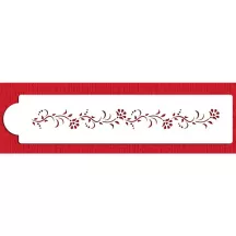 Stencil Blumenranke Vintage