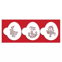 Stencil set Easter, 3 pieces