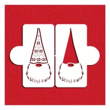 Stencil set dwarf, 2-piece