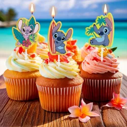 Stitch candles 2D, 4-piece