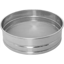 Stainless steel sieve with frame Ø 22 cm, 0.60 mm