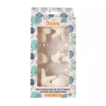 9 decorazioni di zucchero "Conchiglie