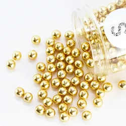Schokoknusperperlen Gold, 180 g