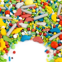 Super Streusel bunte Autos