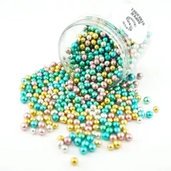 Super Streusel Mini palline croccanti Multicolore Metallic, 160 g
