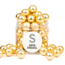 Palline croccanti XL oro 130 g - Sfere di cioccolato dorate
