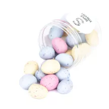 Chocolate Easter eggs pastel with nougat center, 150 g